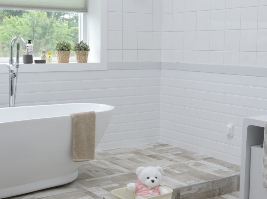 bathroom accessories installation